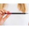 Boligrafo q-connect retractil con grip 0,7 mm color rojo
