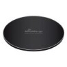Cargador inalambrico mediarange para smartphones compatible carga rapida qi color negro