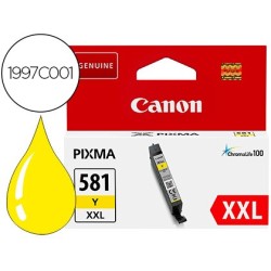 Ink-jet canon 581 xxl ts9550 / ts705 amarillo 830 paginas