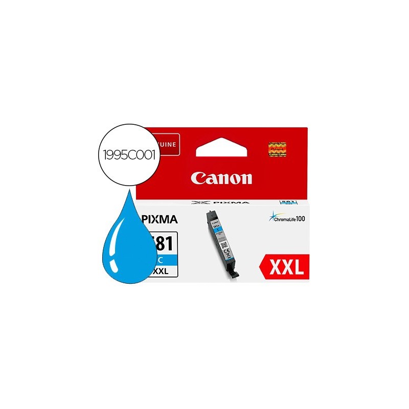Ink-jet canon 581 xxl ts9550 / ts705 cian 830 paginas