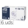 Papel higienico tork jumbo suave 2 capas 360 mt para dispensador t1 paquete de 6 rollos