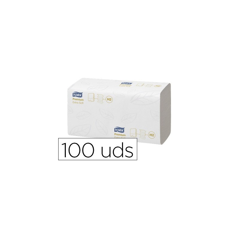 Toalla secamanos tork xpress extrasuave engarzada 2 capas 34x21,2 cm paquete de 100 unidades Toalla secamanos tork xpress extrasuave engarzada 2 capas 34x21,2 cm paquete de 100 unidades