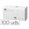 Toalla secamanos tork xpress extrasuave engarzada 2 capas 34x21,2 cm paquete de 100 unidades