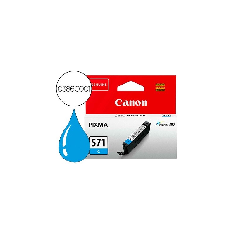 Ink-jet canon cli 571 pixma ts5051 / ts6050 / ts8051 / ts9050 / cian 173 paginas