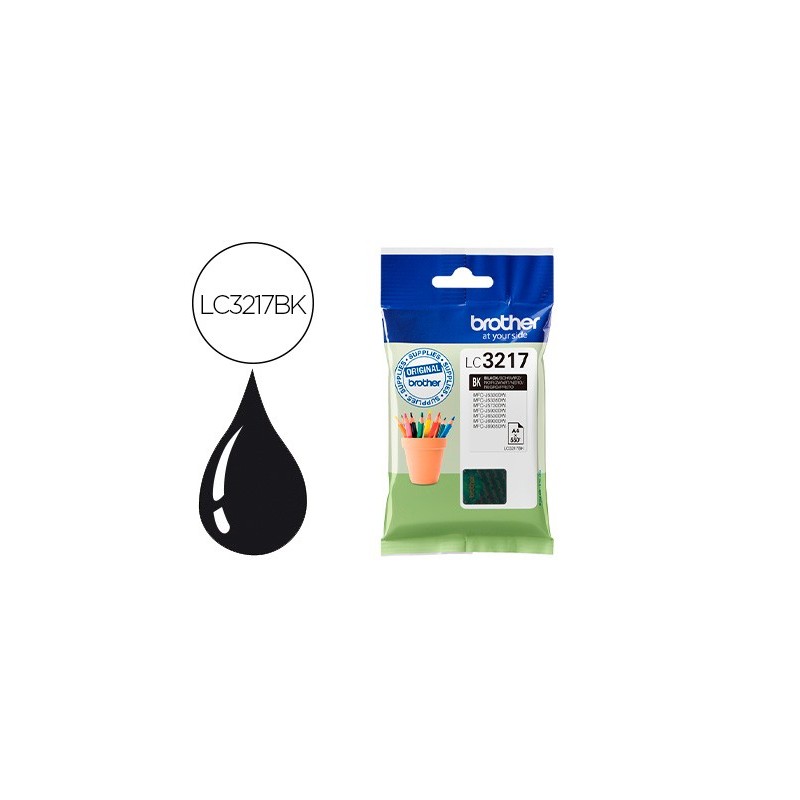 Ink-jet brother lc3217bk mfcj6530 / mfcj6935 negro 550 paginas