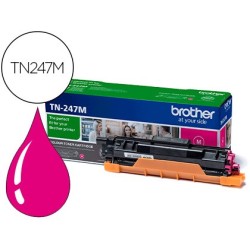 Toner brother tn247m dcp-l3510cdw / hl-l3270cdw / mfc-l3710cw magenta 2300 paginas