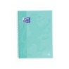 Cuaderno espiral oxford ebook 1 school touch te din a4 80 hojas cuadro 5 mm con margen mint pastel