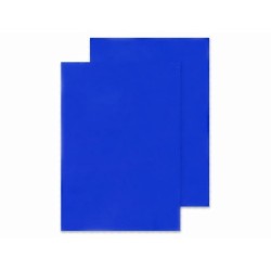 Tapa de encuadernacion q-connect pvc din a4 opaca azul 180 micras caja de 100 unidades
