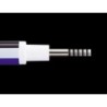 Portagomas tombow mono zero con clip goma redonda 2,3 mm diametro color azul blanco y negro