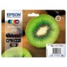 Ink-jet epson 202 xl xp-6000 / xp-6005 / xp-6100 / xp-6105 pack 5 negro amarillo cian magenta photo negro 650 pag