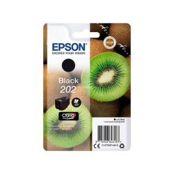 Ink-jet epson 202 xp-6000 / xp-6005 / xp-6100 / xp-6105 negro 250 pag
