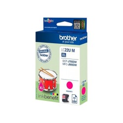 Ink-jet brother lc22umbp xl dcp-j785dw / dcp-j785dwxl / mfc-j985dw / mfc-j985dw magenta 1.200 pag