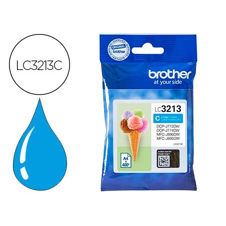 Ink-jet brother lc3213 dcp-j572 / dcp-j772 / dcp-j774 / mfc-j890 / mfc-j895 cian 400 pag