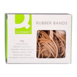 Gomillas elasticas q-connect 100 gr 60x3 mm numero 31
