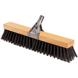 Cepillo barrendero madera reforzado cerdas polipropileno 520x90 mm contiene pinza y palo