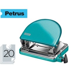 Taladrador petrus 52 wow turquesa metalizado capacidad 20 hojas en blister