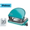 Taladrador petrus 52 wow turquesa metalizado capacidad 20 hojas en blister