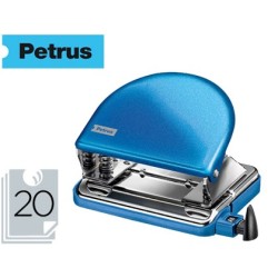 Taladrador petrus 52 wow azul metalizado capacidad 20 hojas en blister