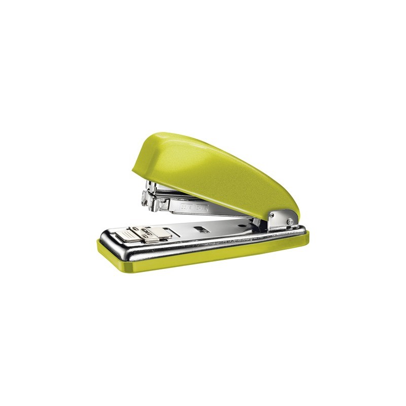 Grapadora petrus 226 classic wow verde metalizado capacidad 30 hojas en blister