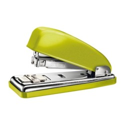 Grapadora petrus 226 classic wow verde metalizado capacidad 30 hojas en blister