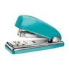 Grapadora petrus 226 classic wow turquesa metalizado capacidad 30 hojas en blister