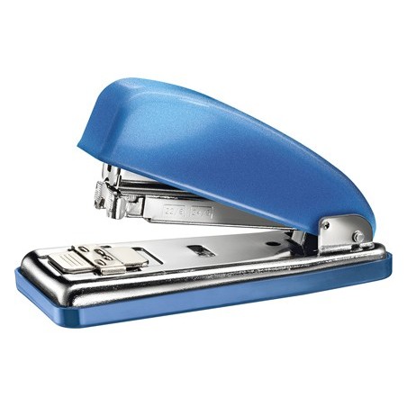 Grapadora petrus 226 classic wow azul metalizado capacidad 30 hojas en blister