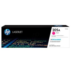 Toner hp 205a laserjet m154a / 154nw / mfp m180n / 181fw magenta 900 paginas