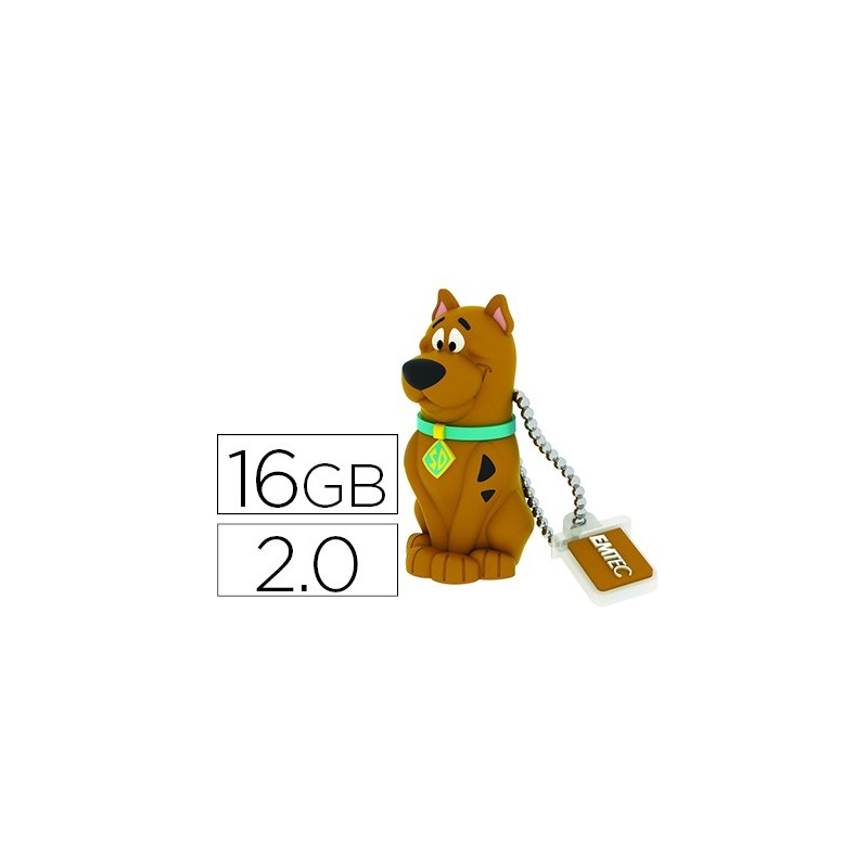 Memoria usb emtec flash 16 gb 2.0 scooby doo