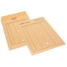 Sobre sam bolsa kraft natural 120 gr cierre multiadhesivo 260x360 mm correo interno 3 taladros impreso 2 caras caja