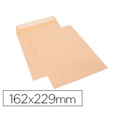 Sobre sam bolsa celulosa chamoix 85 gr tira de silicona 162x229 mm tira silicona caja 250 unidades