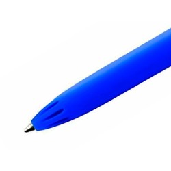 Boligrafo milan p1 retractil 1 mm touch azul