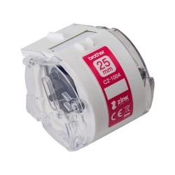 Cinta brother cz-1004 impresion color para impresora vc-500w rollo 25 mm x 5 m