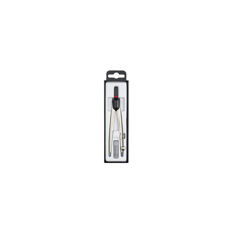 Compas rotring compact universal ajuste rapido radio 13 cm circunferencia 32 cm