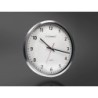 Reloj q-connect de pared plastico oficina redondo 50 cm marco cromado