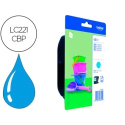 Ink-jet brother lc221c dcp-j562dw / mfc-j480dw / 680dw / 880dw cian 260 paginas