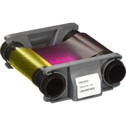 Cinta para impresora de tarjeta badgy color para 100 impresiones
