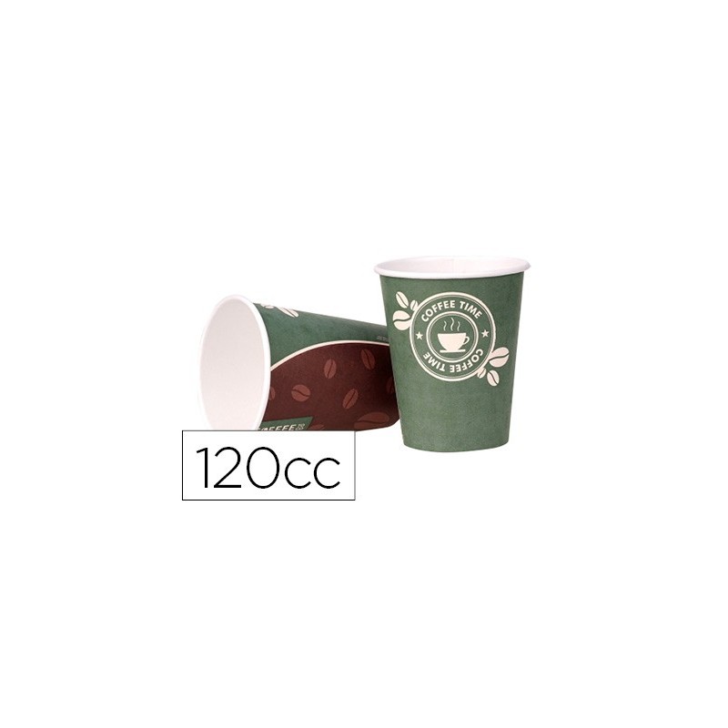 Vaso termico carton 120 cc paquete de 50 unidades