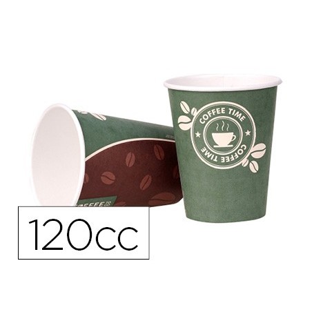 Vaso termico carton 120 cc paquete de 50 unidades