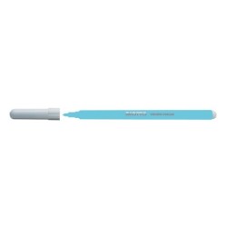 Rotulador giotto turbo color lavable con punta bloqueada unicolor azul claro