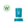 Sello x'stamper quix personalizable color verde redondo diametro 20 mm q-34