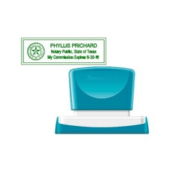 Sello x'stamper quix personalizable color verde medidas 22x69 mm q-18