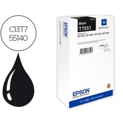 Ink-jet epson t551 workforce pro wf-8010 / wf-8090 / wf-8090 d3twc / wf-8510 / wf-8590 / wf-8590 negro 5.000
