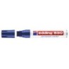 Rotulador edding marcador permanente 850 azul punta biselada 5-15 mm recargable