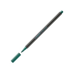 Rotulador stabilo acuarelable pen 68 metalico verde punta gruesa 1mm
