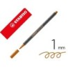 Rotulador stabilo acuarelable pen 68 metalico cobrepunta gruesa 1mm