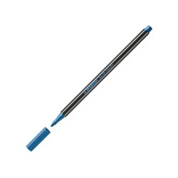 Rotulador stabilo acuarelable pen 68 metalico azul punta gruesa 1mm