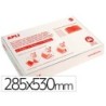 Forralibro apli pvc con solapa ajustable adhesivo 285x530 mm