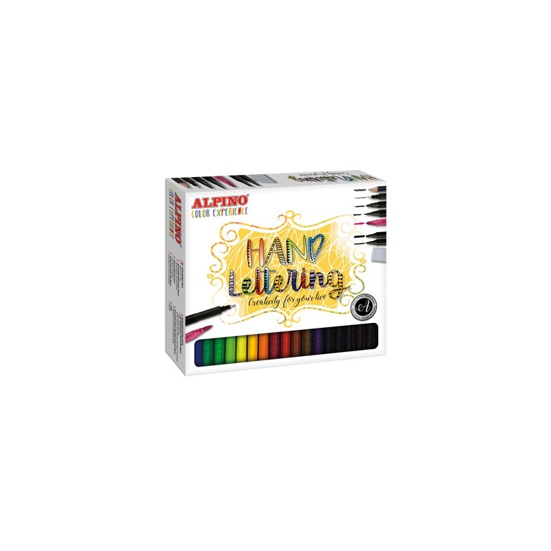 Set de dibujo alpino color experience lettering Set de dibujo alpino color experience lettering