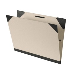 Carpeta dibujo canson brut 61x81 cm con gomas color kraftclaro