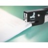 Grapadora q-connect kf22340 de tenaza metalica color negro capacidad 12 hojas usa grapas numero 10